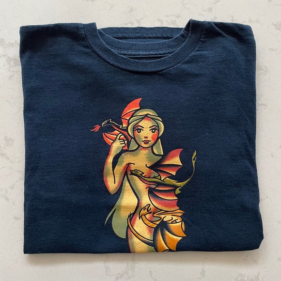 Tee Fury Tops - Daenerys Targaryen "mother" Tattoo T-shirt
